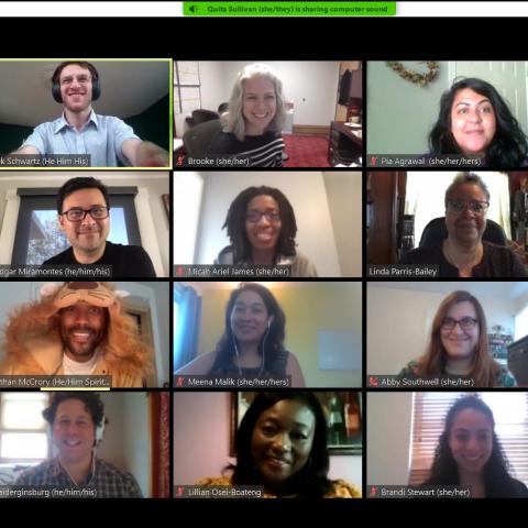 Video chat with 20 participants.