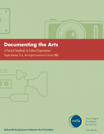 Cover of Documenting the Arts: A Practical Handbook for Cultural Organizations